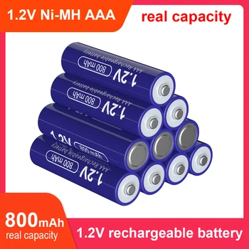 1.2 V Pilhas AAA Ni-MH AAA bateria Recarregável 800MAH 3A aaa para a lanterna do Brinquedo aaa bateria + Suporte de Bateria