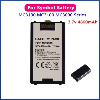 100%Nova Bateria Para o Símbolo MC3190 MC3100 MC3090 MC3190R MC3090S MC3090K MC3190Z MC3190G 82-127909-02 82-127912-01,4800 mAh