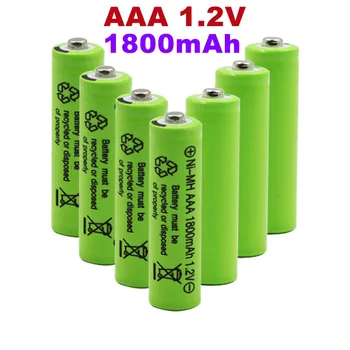 100% novo Original AAA 1800 mAh 1,2 V Qualidade bateria recarregável AAA de 1800 mAh recarregável Ni-MH 1,2 V 3A bateria