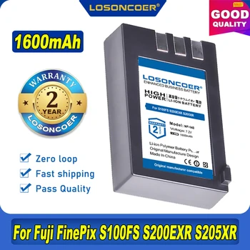 100% Original LOSONCOER NP-140 Bateria Para Fujifilm NP-140 NP140 FNP-140 e Fuji FinePix S100FS, S200EXR, S205XR Câmeras