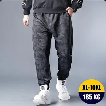 10XL Oversize Casual Calças de Homem de Calças para os Homens, calças de Moletom Masculino Roupas masculinas de Streetwear de Roupas Esportivas Corredores de Treino de Mens