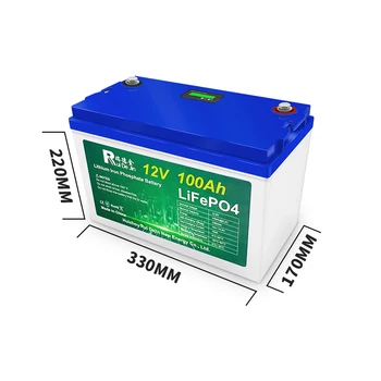 12V 100Ah Li Ion Lifepo4 Bateria de Garantia de Qualidade Adequado Para Rv Célula Solar Sistema