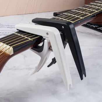1PC Universal Guitarra Capo ABS+Metal Mudança Rápida Grampo Chave para o Acústico Clássico da Guitarra Elétrica, Peças, Acessórios