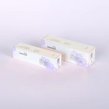 200pcs Impresso Personalizado Caixa de Papel para a Composição de Cosméticos Cosméticos Embalagens de Produtos de Caixa para Pequenas Empresas