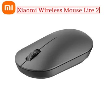 2022 Xiaomi Mouse sem Fio Lite 2 2.4 GHz 1000DPI Ergonômico Óptico Portátil Mouse de Computador Receptor USB Office Jogo de Ratos para computador Portátil