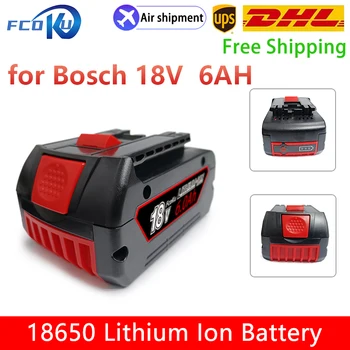 2023 Novo Para a Bosch 18V Bateria de Lítio de 6Ah 8Ah Para Furadeira Elétrica BAT609 BAT609G BAT618 BAT618G de Li-ion Recarregável