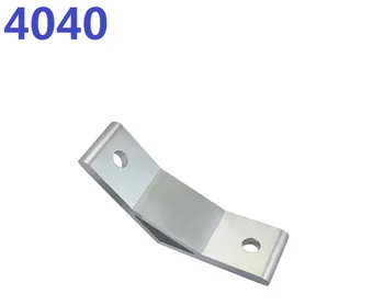 4PCS/MONTE 4040 conector de ângulo de 135 graus de ângulo suporte suporte dos industriais de alumínio accessoriessingle suportes