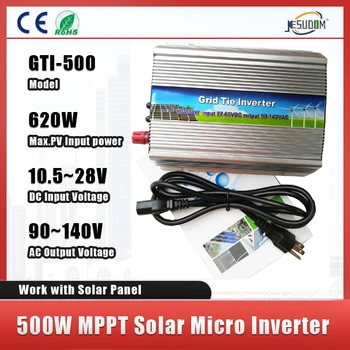 500W MPPT Solar do Laço da Grade do Inversor com Onda Senoidal Pura DC18V36V de AC110/220V 50/60HZ
