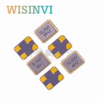 50PCS 3225 Passivo oscilador de cristal de SMD série de kits 3.2*2.5 mm MHZ 12 16MHZ 20MHZ de 24MHZ 25MHZ 26MHZ de 27MHZ 30MHZ 32MHZ 40MHZ