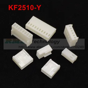 50pcs/monte KF2510 KF2510-2-12Y 2510 conectores de 2,54 mm conector Fêmea de habitação de 2,54 mm 2,3,4,5,6,8,10-12pin frete grátis