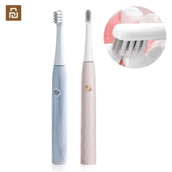 A Escova de dentes elétrica Doméstica de Alta Frequência de Vibração de Sonic IPX7 Impermeável Timer Lembrar de Três deixar de Limpeza de Adultos Escova de dentes