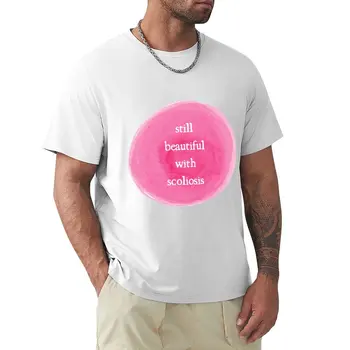 Ainda bonita com escoliose - cor-de-rosa T-Shirt de desporto fã de t-shirts e tops, t-shirts homens
