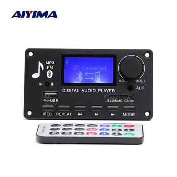 AIYIMA MP3 Decodificador de Áudio da Placa de DAC USB Leitor de WMA, WAV, FLAC, APE, Aparelhagem hi-fi sem Perdas de Decodificação de LCD Com Exibição de Letras de Gravação de FM TF