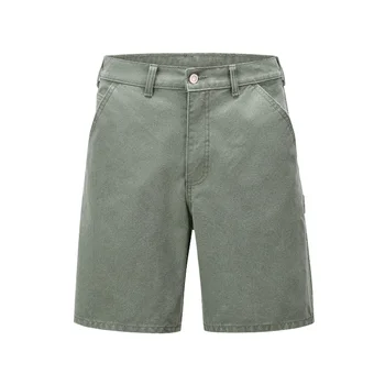 Alta Qualidade Vintage Shorts Homens Mulheres UE Tamanho de Tecido Pesado, Shorts Moda Demon Slayer Militar