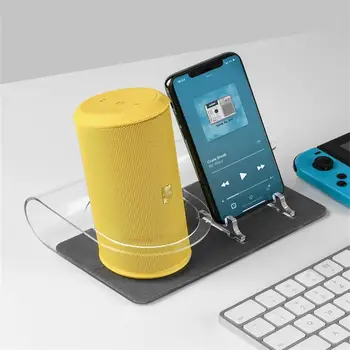 Alto-falante Suporte Para Flip5/6 Bluetooth compatíveis com Áudio de Telefone Celular Grampo Duplo Suporte Ajustável alto-Falantes Acessórios