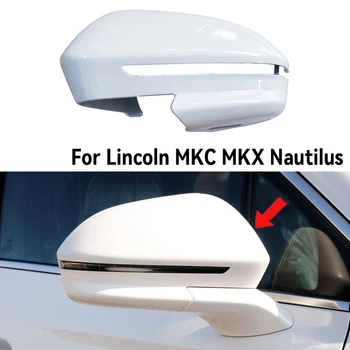 Auto Laterais Espelho Retrovisor Cobrir os Espelhos Shell Pac Habitação Para Lincoln MKC 2014-2019 MKX 2014-2018 Nautilus 2018-2020