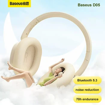 Baseus D05 Fones De Ouvido Bluetooth Sem Fio Do Fone De Ouvido Para Jogos De Música Redução De Ruído De Espaço De Efeitos De Som De Baixa Latência, Moda Fones De Ouvido