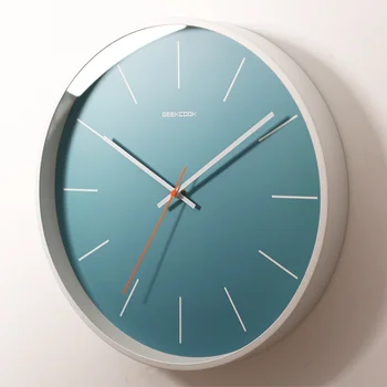Calma Nórdicos Relógio de Parede Redondo de Quartzo de Arte Moderna do Clássico Relógio de Parede Estética Minimalista de Design Wandklok Casa Decorarion GXR45XP
