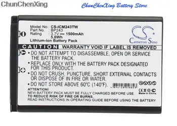 Cameron Sino 1500mAh Bateria BP-243 para Icom IC-E7, IC-P7, IC-P7A