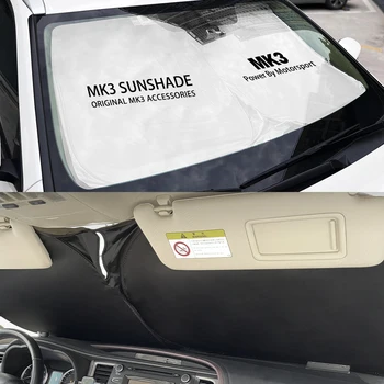 Carro da Frente pára-brisa, pára-Sol protetor solar Capa dos Auto Acessórios Para VW Volkswagen Golf 6 7 5 4 3 2 8 MK4 MK6 MK7 MK5 MK2, MK3 MK8