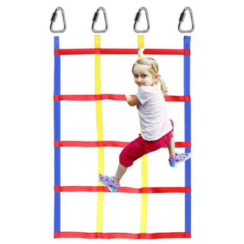 Crianças de Escalada Líquida de Crianças de Escalada Carga Líquida de Malha Exterior de Treinamento Físico DIY Acessórios para Escalada de Corda Braço Formação