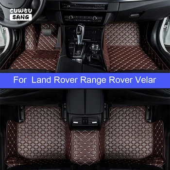 CUWEUSANG tapete para carros Personalizados Para Land Rover Range Rover Velar 2017-2022 Anos Pé Coche Acessórios Tapetes