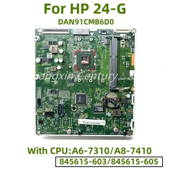 DAN91CMB6D0 Adequado para laptop HP 24-G motherboard com A6-7310 A8-7410 de CPU de 100% testado e enviado OK