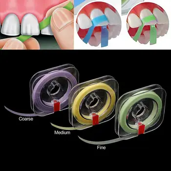 Dental Polimento Tira do Rolo de 6m*4 Dentes de Resina de Moagem de Lixar Shaping Dentista Material em Tiras de Clareamento, Excluindo Dental