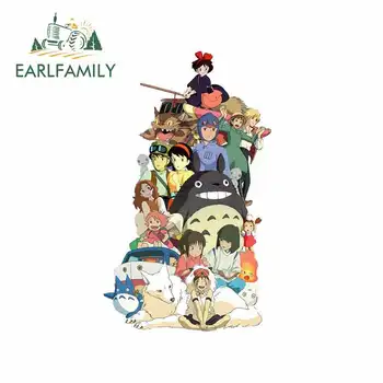 EARLFAMILY 13cm x 8cm decalques para o Cartaz do Estúdio Ghibli Clássico de Quadrinhos do Japão Anime Série de Quadrinhos de Personalidade Carro do Vinil Sticke
