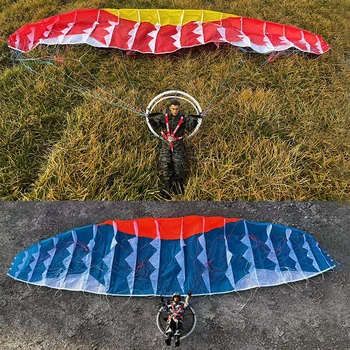 Elétrica com Controle Remoto RC Parapente Parapente wireless mini pára-quedas de 1,7 M pode concluir acrobacias fácil de voar