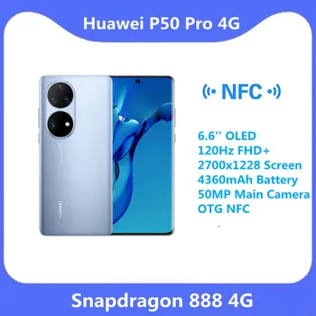 Em Estoque Original Huawei P50 Pro 4G Telefone Inteligente 6.6