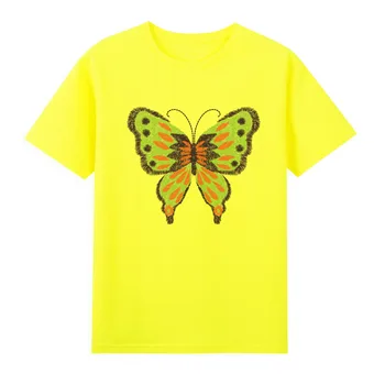 Enorme borboleta de impressão da senhora T-shirt francês popular lindo de verão Camiseta para mulheres Personalizado, confortável marca topA1-109