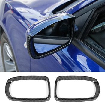 Espelho retrovisor de Chuva Sobrancelha Para Cobrir Dodge Charger 2015-2021 Chrysler 300C 2011-2021 ,ABS com Fibra de Carbono
