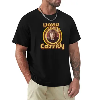 Estrela Tributo: David Cassidy T-Shirt Curta t-shirt anime roupas vintage t-shirt mens t-shirt