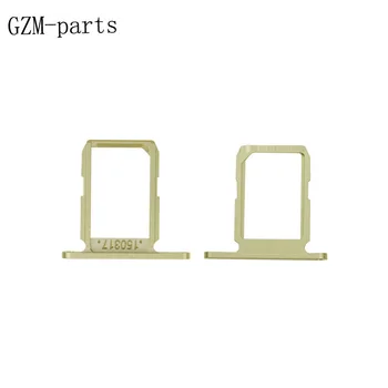 GZM-partes 50pcs/monte Silver/Gold/Cor Cinza para Samsung Galaxy S6 Bandeja de Cartão Sim de Substituição Simples/ Dupla