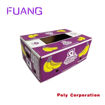 Impressão personalizada de Papelão Banana Fruta Caixa de Embalagem Cartonpacking caixa para pequenas empresas