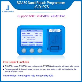 JC P7S BGA70 Nand de Reparação de Programador para Telefone 5SE-7P Pad 5-7 Pad Pro Disco Rígido SYSCFG Leitura e Escrita de Dados do Dispositivo