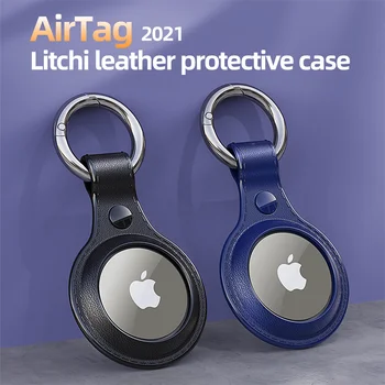 Luxo TPU Capa de Silicone Para Apple AirTags Caso Anti-Dispositivo perdido Chaveiro capa de Protecção com a Apple AirTags Tracker Fivela