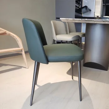 Moderna, Bonita Cadeiras De Jantar Ao Ar Livre Jogo De Moda Wipeable Cadeiras De Jantar Designer Quarto Cadeiras Para Pequenos Espaços Comedor De Móveis Da Casa