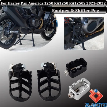 Moto Rebite Adventure Touring Footpeg & Shifter Peg para Harley Pan americana de RA1250 Especial RA1250S 2021 2022 Piloto de apoio para os Pés