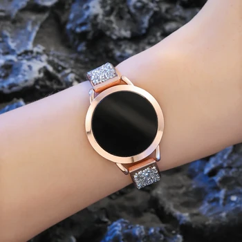 Nova Moda das Mulheres Relógios Pulseira de Aço correia Correia de Aço do cristal de Quartzo Relógio de Pulso Relógio de Luxo das Mulheres Relógio Relógio Feminino