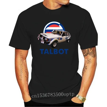 Novo 2021 Estilo de Verão Homens T-Shirt Talbot Carro de Rally T-Shirt Racing RAC Grupo B