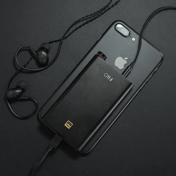 Novo FiiO/ 1ºt segunda geração Q3 telefone celular hi-fi decodificação amplificador integrado máquina iPhone amplificador de fones de ouvido