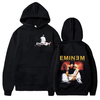 O Rapper Eminem Camisas dos Homens de Moda Hoodies Homens de Capuz Mulheres Suores Brasão de Meninos Vestuário masculino Rock Moletons Camisolas Adolescentes