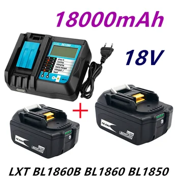 Original Für Makita 18V 18000mAh 18,0 Ah Aufladbare Poder Werkzeuge Batterie mit LED Li-Ion Ersatz LXT BL1860B BL1860 BL1850