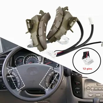 Para A Toyota Highlander Land Cruiser Cruiser Volante Controles Interruptor De Controle De Volume Do Áudio Tecla De Interruptor 84247-58010-C0