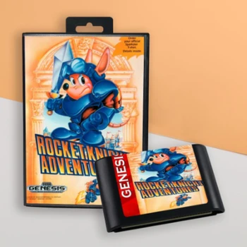para o Rocket Knight Adventures-NOS a cobrir 16bit retro cartucho de jogo para Sega Genesis mega drive consolas de jogos de vídeo
