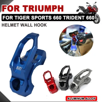 Para o Triunfo do Tigre 660 Esporte Tiger660 Trident 660 2022 2023 Acessórios da Motocicleta Capacete Gancho do Saco de bagagem Suporte de agulha de Gancho