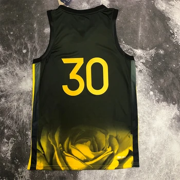 Personalizado de Basquete Camisolas N ° 30, de Stephen Curry T-Shirts de Nós Tem o Seu Nome Favorito Padrão de Malha Bordado de Esportes vídeo do Produto