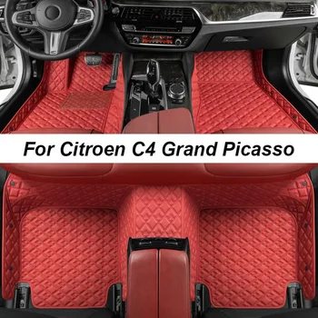 Personalizado de Luxo de Tapetes Para Citroen C4 Grand Picasso 2004, SEM Rugas Tapetes de Carro Acessórios Interior de Peças de Substituição do Conjunto Completo